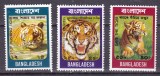 Bangladesh 1973 fauna tigri MI 49-51 MNH