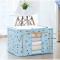 Cutie de Depozitare Pliabila, Flippy, 66 L, din Tesatura Oxford, 50x40x33 cm, Fereastra Frontala, 2 Usi de Acces cu Fermoar Bidirectional, Cadru Metal