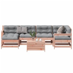 vidaXL Set mobilier de grădină cu perne, 7 piese, lemn masiv douglas 3250938