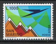 San Marino 1972 Mi 1016 MNH - Timbru posta aeriana