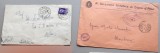 Lot 2 Plicuri Istorie Poștală Italia WW2 (1941-1942) - Circulate, Ștampile Gări, Plic Oficial Direcție Didactică Diano d'Alba -GB