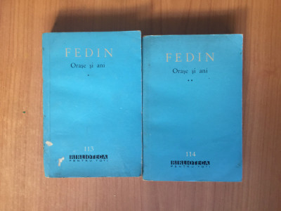 h6b Orase si ani (2 volume) - Fedin foto