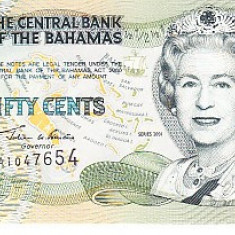 M1 - Bancnota foarte veche - Bahamas - 1/5 dolari - 2001