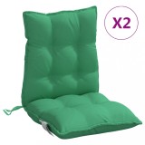 Cumpara ieftin Perne scaun cu spatar mic, 2 buc., verde, tesatura oxford