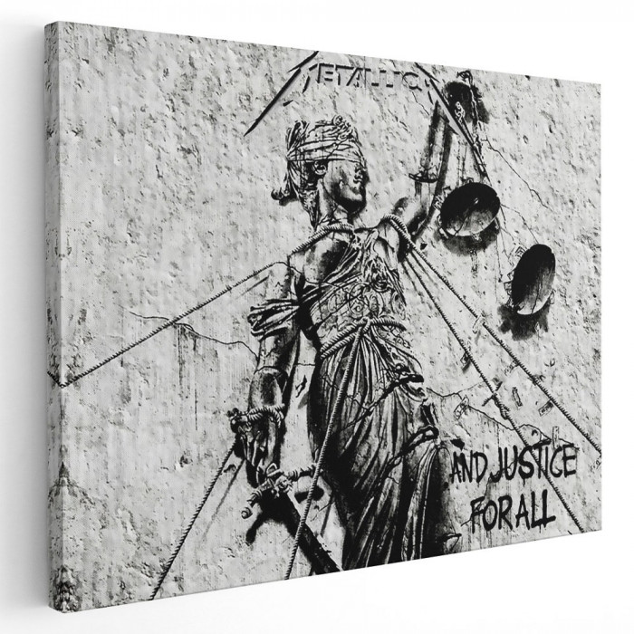 Tablou afis Metallica trupa rock 2321 Tablou canvas pe panza CU RAMA 60x80 cm