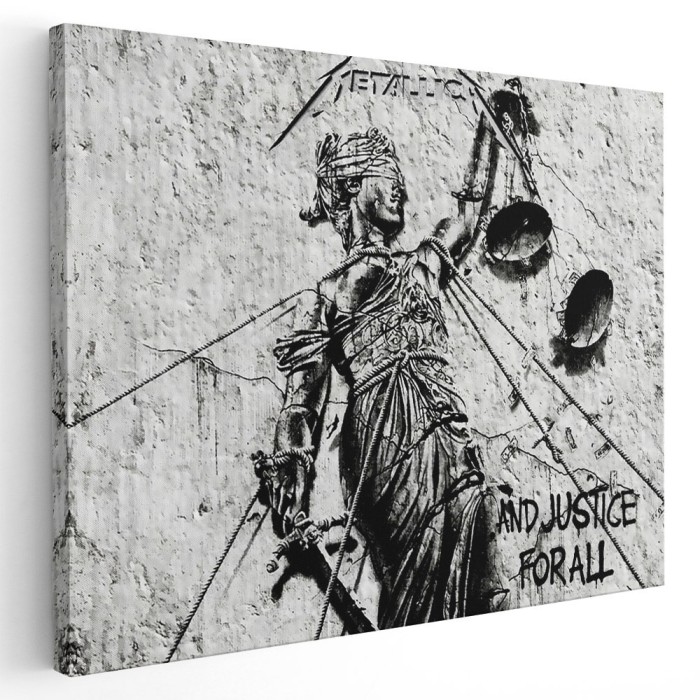 Tablou afis Metallica trupa rock 2321 Tablou canvas pe panza CU RAMA 20x30 cm