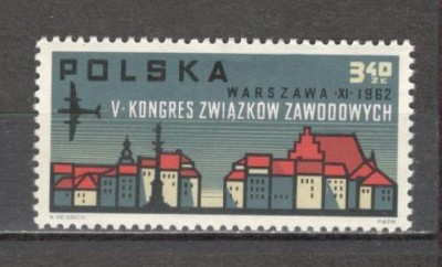 Polonia.1962 Congresul sindicatelor MP.55 foto