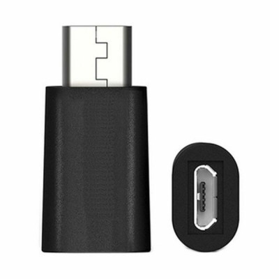 USB C to Micro USB 2.0 Adapter Ewent EW9645 5V Black foto