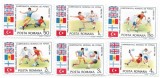 Romania (438) - Preliminariile C. M. de Fotbal, Mexic, 1985, serie neobliterata