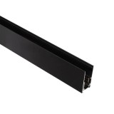Sina aplicata pentru proiectoare magnetice 2 m, negru, din aluminiu (IP20)