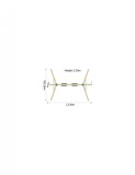 Complex de leagane cu cataratoare Gibbon pentru 4 copii din lemn tratat PLUM 27012
