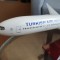 Macheta uriașă de avion Turkish Airlines | Decoratie frumoasa
