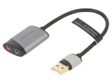 Card extensie PC audio cu Jack 3,5mm și USB A - VENTION