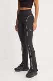 Puma leggins de antrenament Cloudspun culoarea negru, cu imprimeu, 525770