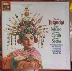 Disc vinil, LP. TURANDOT. SETBOX 3 DISCURI VINIL-Puccini, Birgit Nilsson, Franco Corelli, Renata Scotto, Ro-328073