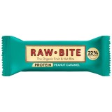 Baton proteic 22% cu arahide si caramel fara gluten fara zahar adaugat, eco