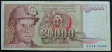 Cumpara ieftin Bancnota 20000 DINARI / DINARA - RSF YUGOSLAVIA, anul 1987 *cod 262