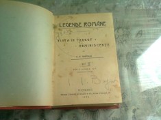 LEGENDE ROMANE. VIATA IN TRECUT. REMINISCENTE - V.A. URECHIA VOL.II foto