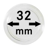 Capsule pentru monede - 10 buc. in cutie - 32 mm dimensiune intrare