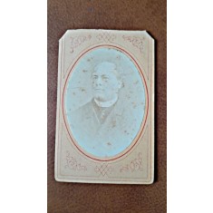 Fotografie tip CDV, portret barbat,1878