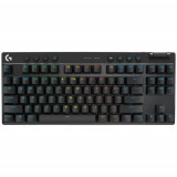 Tastatura Gaming Wireless Logitech G PRO X TKL Lightspeed, Bluetooth, RGB LIGHTSYNC, Layout INT (Negru)