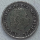 Moneda Antilele Olandeze - 1/10 Gulden 1960 - Argint