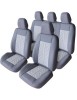 Set Huse Scaun Exclusive Leather si Alcantara Gri, Umbrella