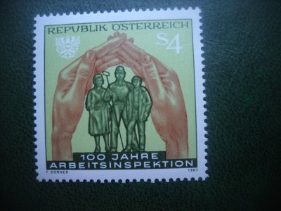 HOPCT TIMBRE MNH 573 INSPECTIA MUNCII 1983 -1 VAL AUSTRIA foto