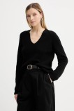 Marc O&#039;Polo pulover de bumbac culoarea negru, 506605960097