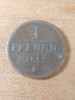 GERMANIA 1 PFENNIG 1852 F, Europa