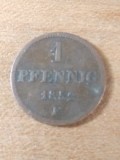 GERMANIA 1 PFENNIG 1852 F, Europa