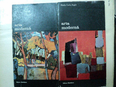 ARTA MODERNA -GIULIO CARLO ARGAN-BUC. 1982 VOL.I-II foto