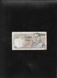 Thailanda 10 baht 1980 seria8630014 graffiti