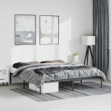 vidaXL Cadru pat metalic, negru, 183x213 cm 350851