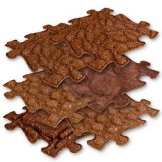 Covoras ortopedic senzorial puzzle Set ECO Muffik foto