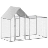 Cumpara ieftin Cotet pentru pasari, 2 x 1 x 1,5 m, otel galvanizat
