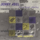 LP Concertos for Violin and Orchestra - Jenny Abel (Electrecord, 1985) Vinil 33 RPM Muzica Clasica