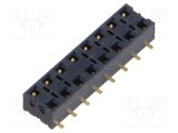 Conector şiruri pini mamă 16 PIN 2,54mm aurit SMT SAMTEC