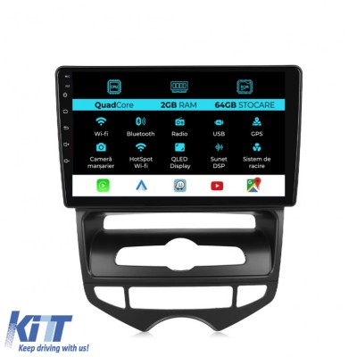 Navigatie Android Dedicata Hyundai IX20 (2010-2019), 9Inch, 2Gb Ram, 32Gb Stocare, Carplay Performance AutoTuning foto
