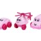 Set de 3 mini vehicule vesele, TechnoK, roz