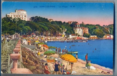 AX 325 CP VECHE - JUAN LES-PINS - LA PLAGE -FRANTA foto