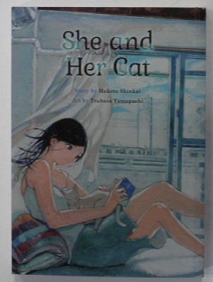 SHE AND HER CAT , story by MAKOTO SHINKAI , art by TSUBASA YAMAGUCHI , 2017, BENZI DESENATE * foto