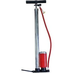 Pompa bicicleta cu manometru (metal)