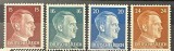 Germania (Deutsches Reich) 1941/1944 "Adolf Hitler" (Valori Medii: 15, 16, 20, 24 Pfennig) Fără Supratipar - Neuzate MNH - Cod: -Bn1