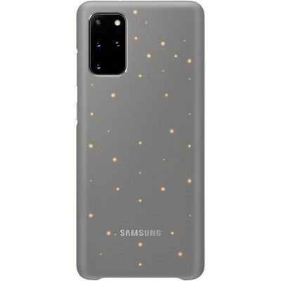 Husa Samsung Galaxy S20 Plus G985 / Samsung Galaxy S20 Plus 5G G986, LED Cover, Gri EF-KG985CJEGEU foto