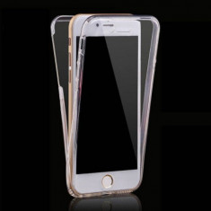 Husa fata - spate silicon 360° acryl iPhone 11 + Cablu de date cadou