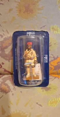 Soldat din plumb Tirailleur senegalais France 1940 MAN AT WAR 1:32 foto