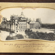 (248) CARTE POSTALA GERMANIA - BERLIN - CLADIREA PARLAMENTULUI - 1916