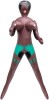 Papusa Gonflabila Candy Dolls Angela Negresa, Sani 3D, Virgina, 3 Orificii (Gura, Vagin, Anus), Realistic Sex Doll