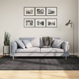 Covor pufos vidaXL PAMPLONA antracit 160x230 cm, fire &icirc;nalte 30mm, polipropilena moale, Oeko-Tex